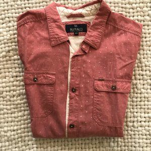 BUFFALO David Bitton Polka Dot Men's Button Down